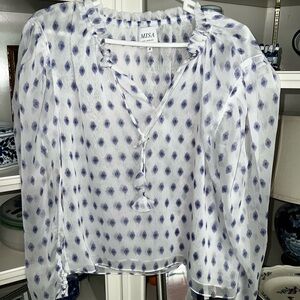 Misa Los Angeles Evil Eye Blouse- like new!